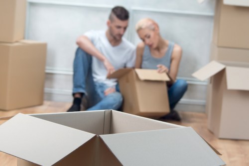 Local team handling office furniture relocation in Castelnau