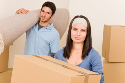 Office relocation using a moving van in Castelnau