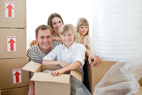 Professional van-based house move in southwest London