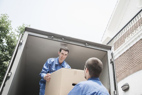 Risk assessment being carried out before a removal job