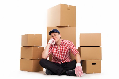 A prepared office space ready for commercial moving services in Castelnau