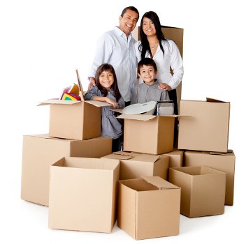 Fragile items packed carefully for a Castelnau move